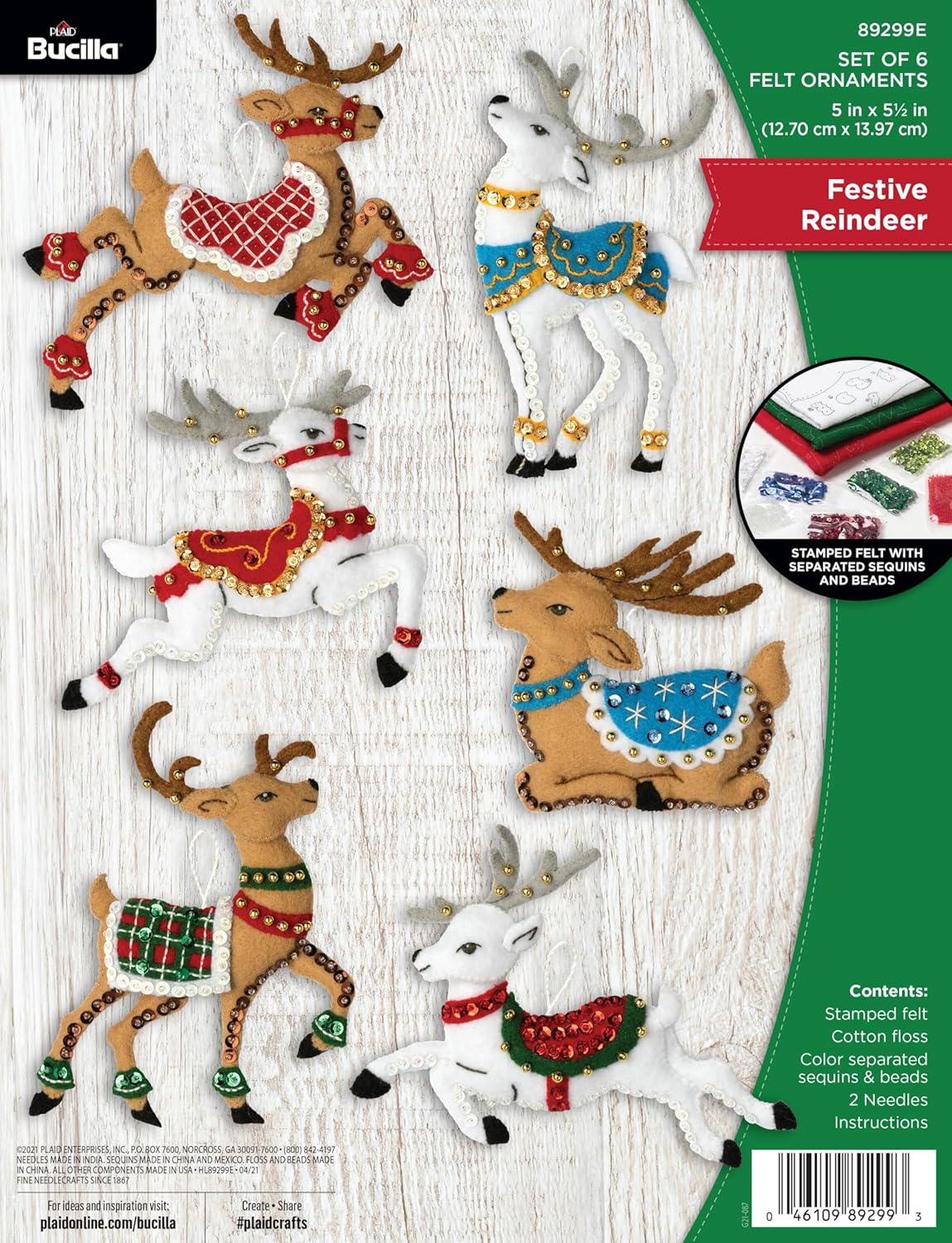 Festive Reindeer Ornaments